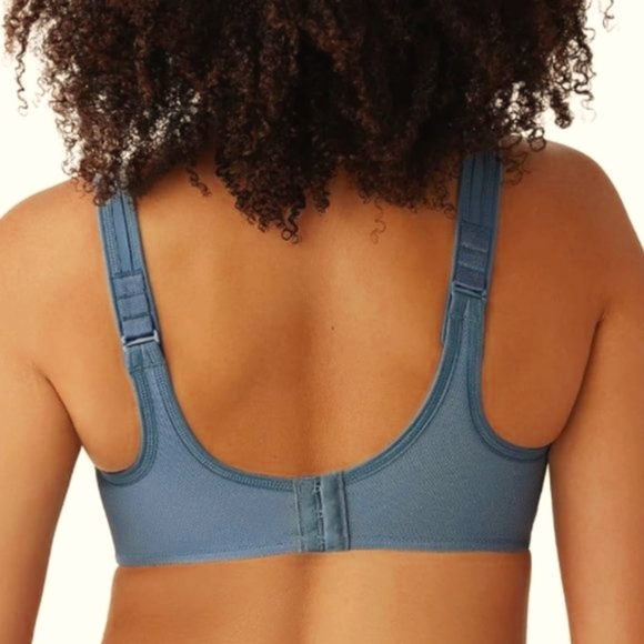 WACOAL | Simone High Impact Sports Underwire Bra | Blue/Gray | 42D - Picture 2 of 15